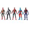 Homem-Aranha 3 Sem Volta Para Casa Traje Integrado Figura de Ação de 6 Polegadas Modelo Vermelho Dourado Alta Articulação Brinquedo Colecionável