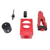 Door Latch Mortise Tool Spherical Lock Installation Kit Guide Template and Hole Saws for 1 3 4 1 3 8 Inch Thick Doors