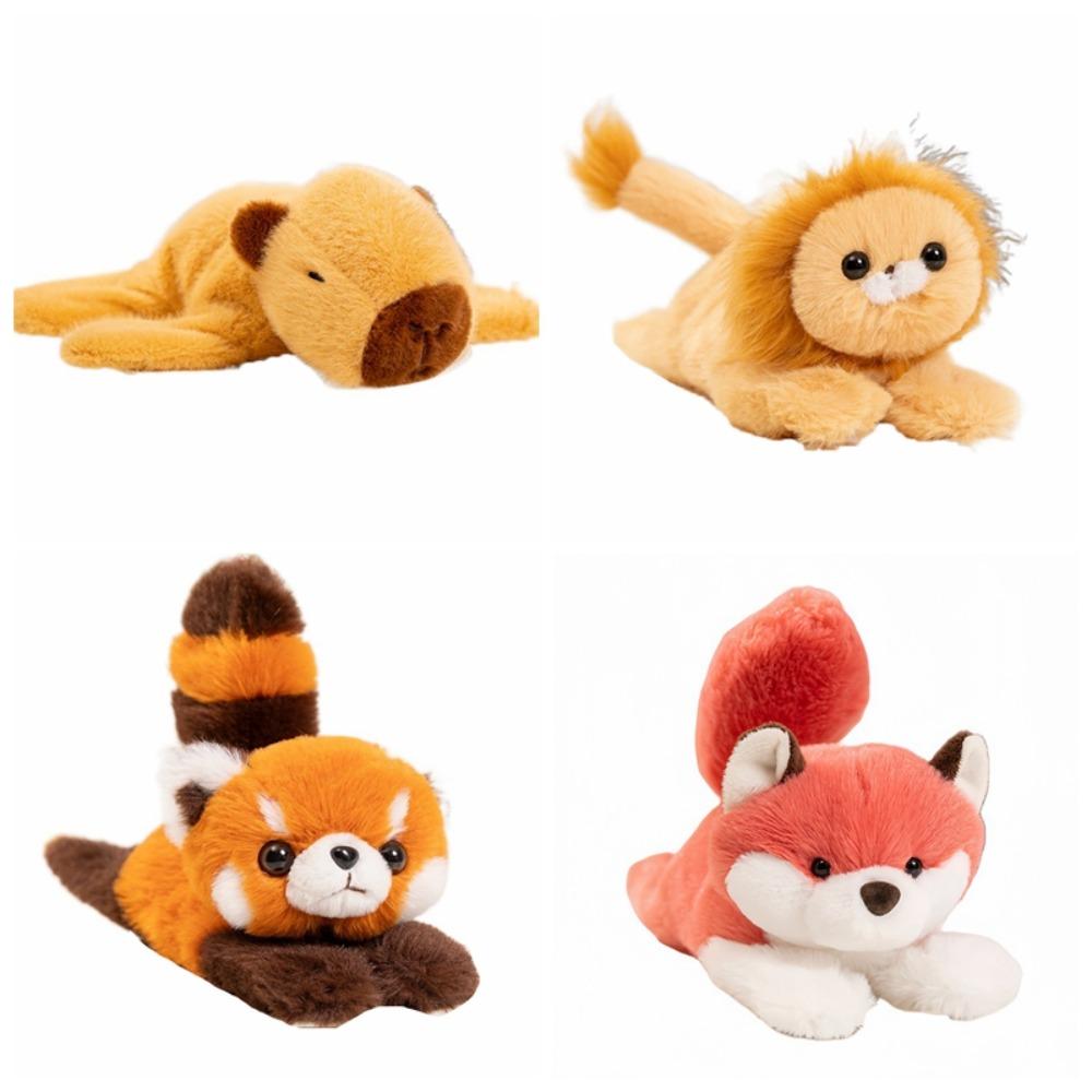 Little Raccoon Plush Doll Slap Bracelet Simulation Capybara Plush Wrist Band  Birthday Gift