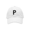 PLAYIAN Small P Logo Buckle Ball Cap - WHITE