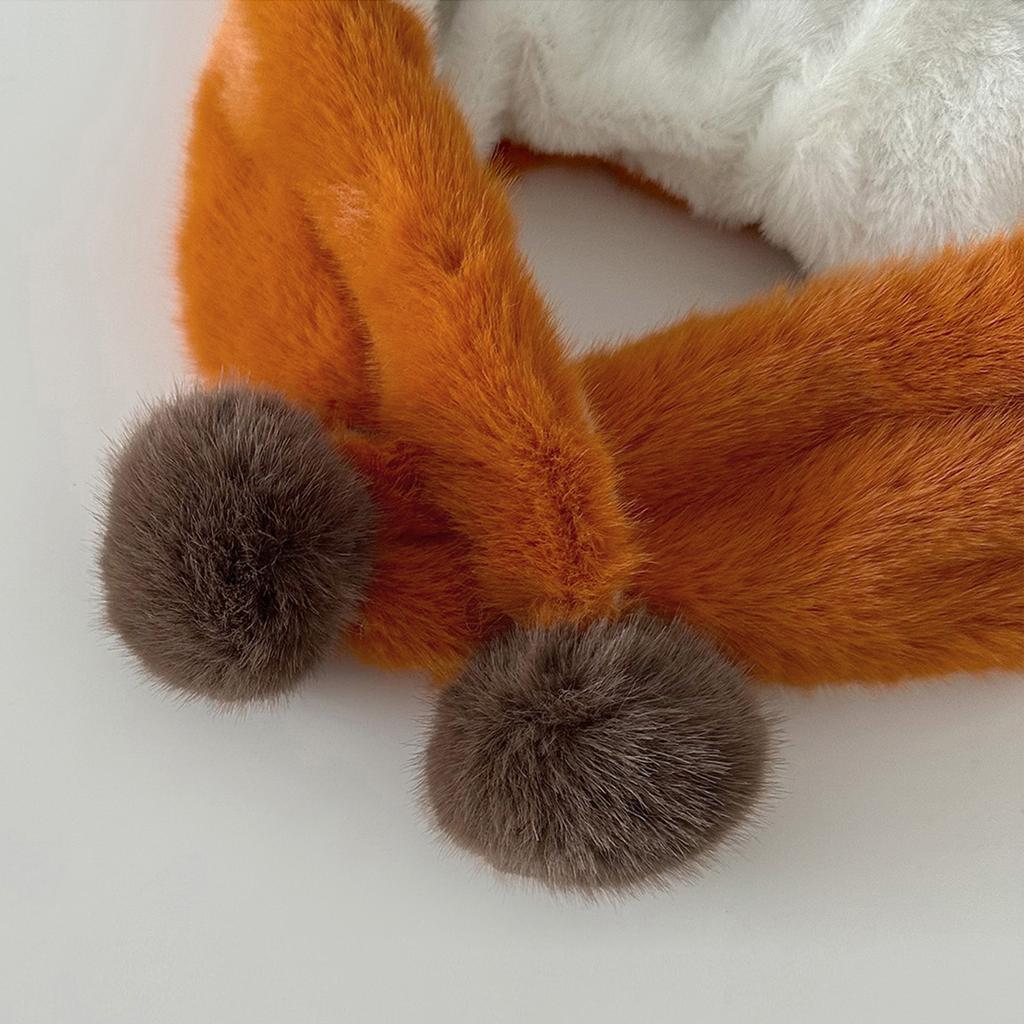 Herbst Winter Warme Mützen Kinder Ohrenklappenmütze Niedliche Kleiner Panda Mütze Winddichte Ohrenschutzmützen für Jungen Mädchen 3-10 Jahre