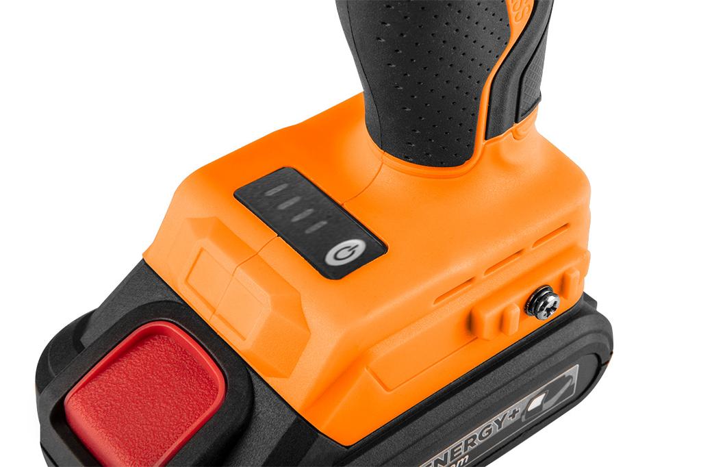 Atornillador de impacto sin escobillas 18V, 300Nm, hexagonal ¼”, compacto, Energy+, sin batería
