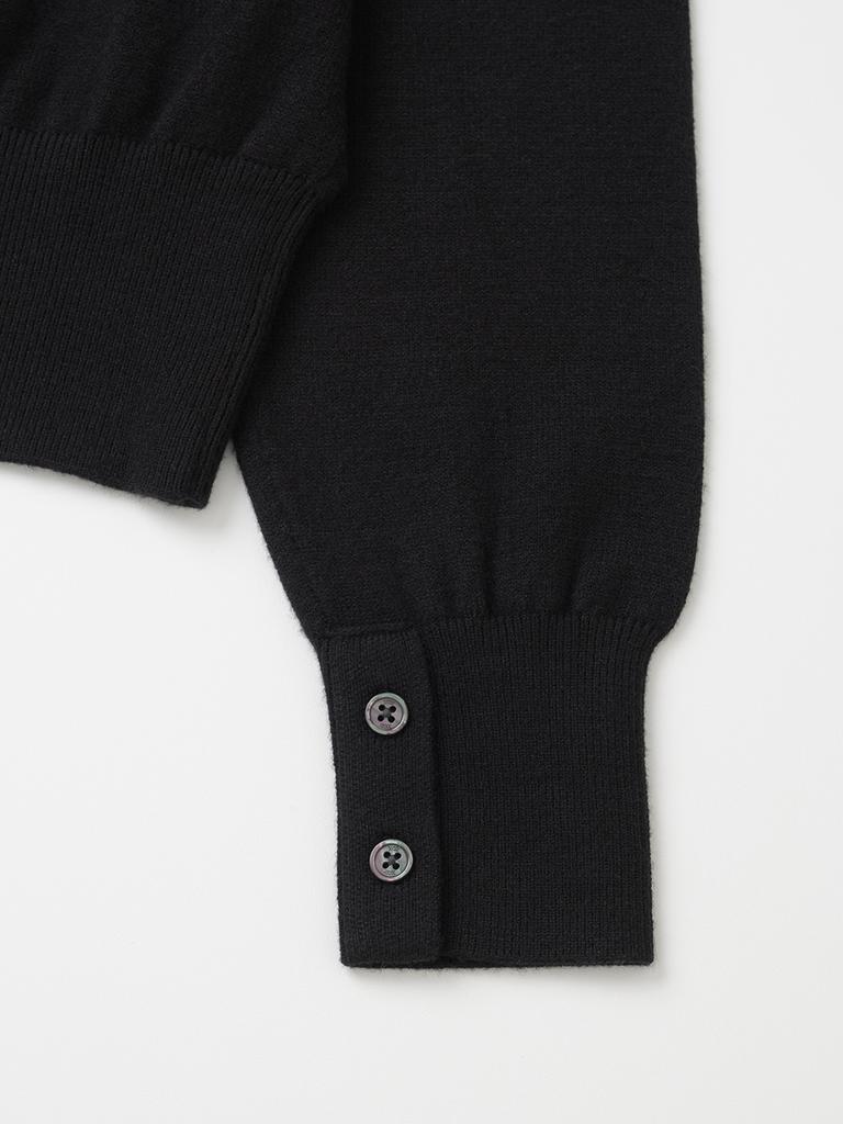 XOX (Women) Essential Round Crop Knit [Black]