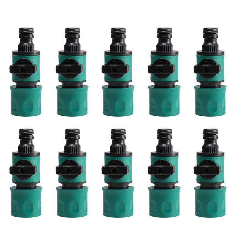 

ABJI-Car Wash Water Water Pipe Accessories Water Pipe Valve Two-Way Nipple With Valve Connector