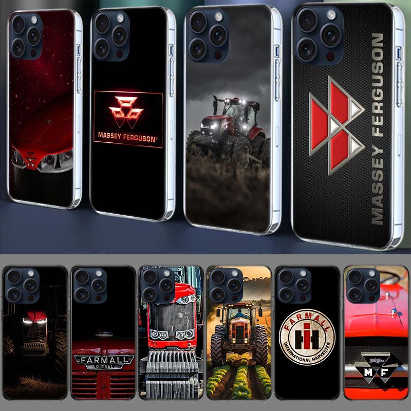 T-Traktor Bauernhof Klar Handyhülle Für iPhone 17 Air 16 Pro Max 15 Pro 14 Plus 17E 16E 11 13 12 Mini Hüllen Cases Fundas Handy TPU Ca