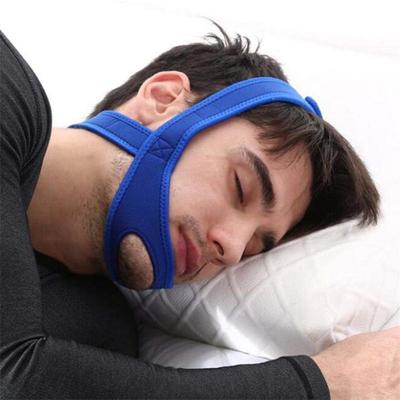 Anti Snoring Chin Strap Adjustable Anti-snoring Solution Chin Support One Size Quiet Sleep Aid Correction Belt for Family Men Women Snoring