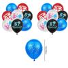 Decorațiuni Amuzant pentru Petrecerea 67 Șapte Șase, Set Decorațiuni Petrecere cu Tematică 67 Meme Include Steag, Topper pentru Tort, Toppere pentru Cupcake-uri, Balon
