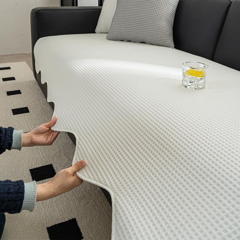 Cool Doudou Waffle Special-Shaped Sofa Cushion Summer Mat Cushion New Straight Ice Silk Sofa Cover