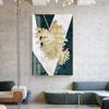 No Framed Abstract Ginkgo Gold Leaf Canvas Painting Wall Art Pictures for Living Room Bedroom Wall Home Poster