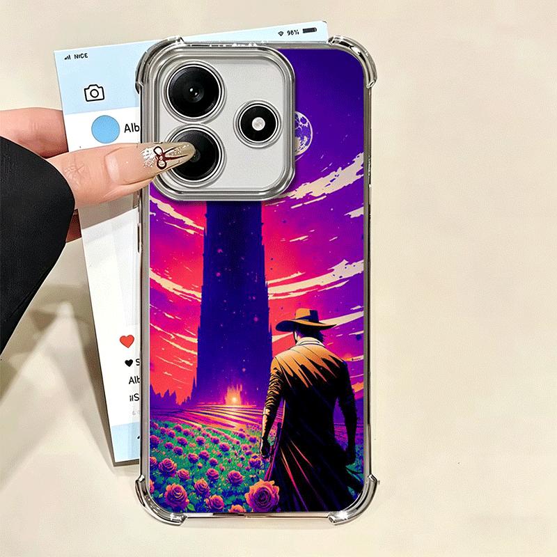 Stephen King The Dark Tower Soft Phone Case For Xiaomi Redmi Note 14 15 Pro Plus 13 12 11S 11T 5G 10 9S 9 Plating Anti-Fall Fund