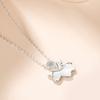 Cute Dreamy Unicorn Clavicle Necklace Sweet White Mother Of Pearl Jewelry For Women