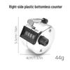 Stainless Steel Manual Tally Counter: Clicker for Counting People and Statistics.