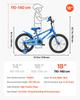 VEVOR Kids Bike, 45.72 Cm BMX Style Children Bicycle, Rider Height 110 Cm - 140 Cm, Training Wheels Included, Sturdy and Easy To Assemble