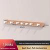 Log Style Wooden Wall-Mounted Coat and Clothes Hook