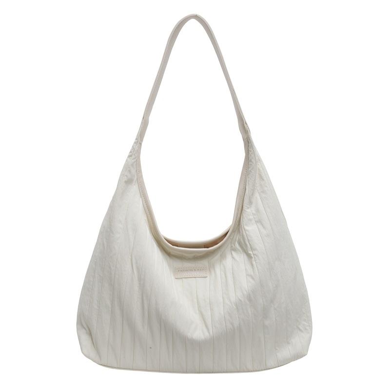 Großkapazität Handheld Stofftasche Tasche Damen Neu Leicht und Einfach Schultertasche Lässige Textur Unterarm Tragetasche