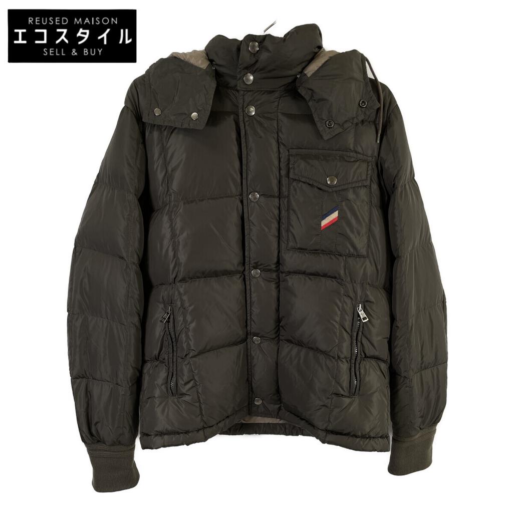 MONCLER Khaki Green ALBAN Down Jacket Jacket 1 khakiUsed