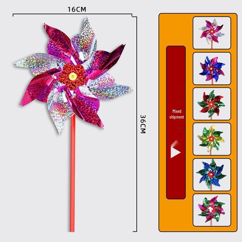 

Лазерная красочная вращающаяся вертушка для детей