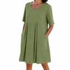 Modisches, lässiges Damenkleid in verschiedenen Farben