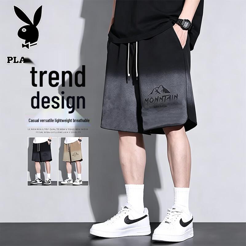 

PLAYBOY Men s Casual Sports Shorts L