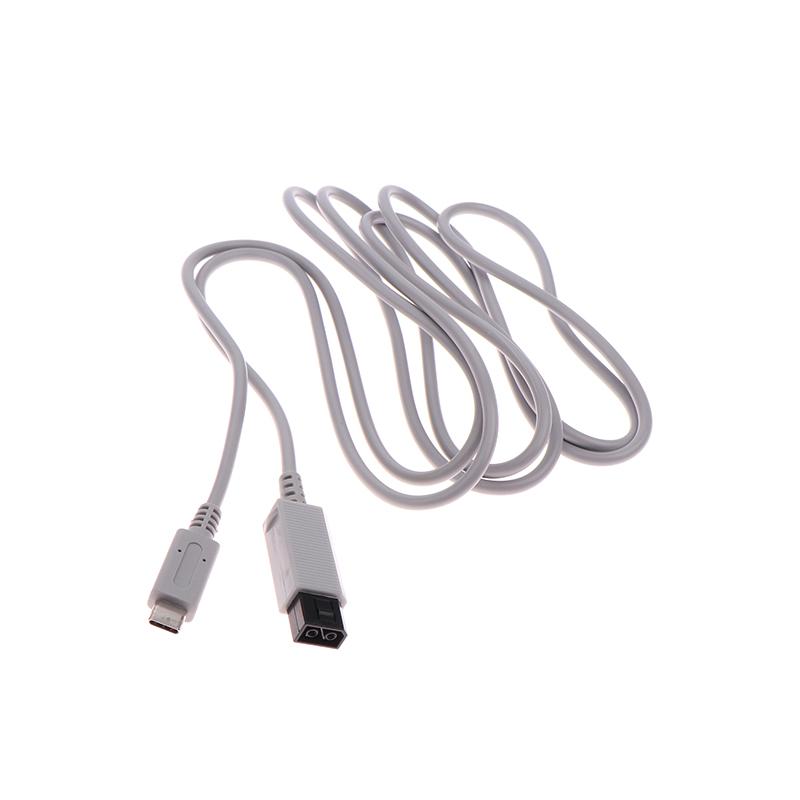1 stk 2M kabel egnet for Wii For Wii U Host Pd Strømkabel Ladekabel ledninger Reparasjonstilbehør