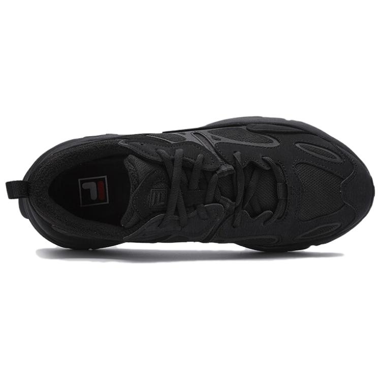 New FILA Mars 2 Slip Resistant And Breathable Low Top Running Shoes Women's Black F12W442124FBK