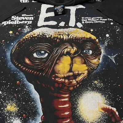 The Extra-Terrestrial E.T. 1982 Vintage Size L Single Stitch T-Shirt Mens Womens Tees Top REPRINT