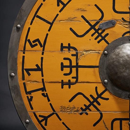 Viking Shield For Wall Decor Authentic Battleward Wooden Vikings Shield Knight Round Shield Handmade Gift Collectible Item