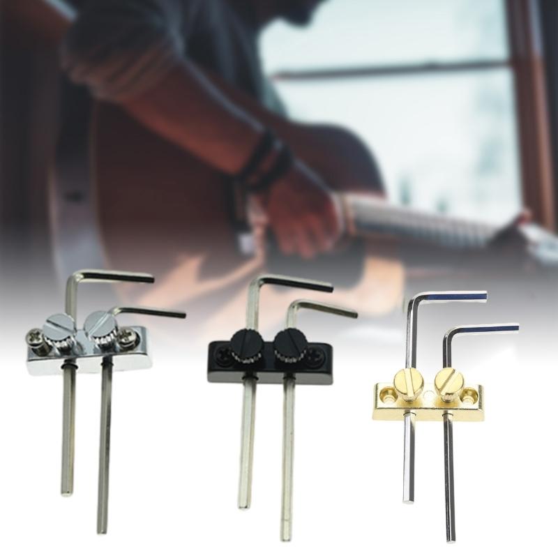 Tremolo Headstock Mounted Key Metal Guitar Bass Wrench Mounting Screws Tool