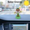 Energy Solar Powered Swing Dancing Beer Dog Toy Car Office Decor Kids Xmas Gift