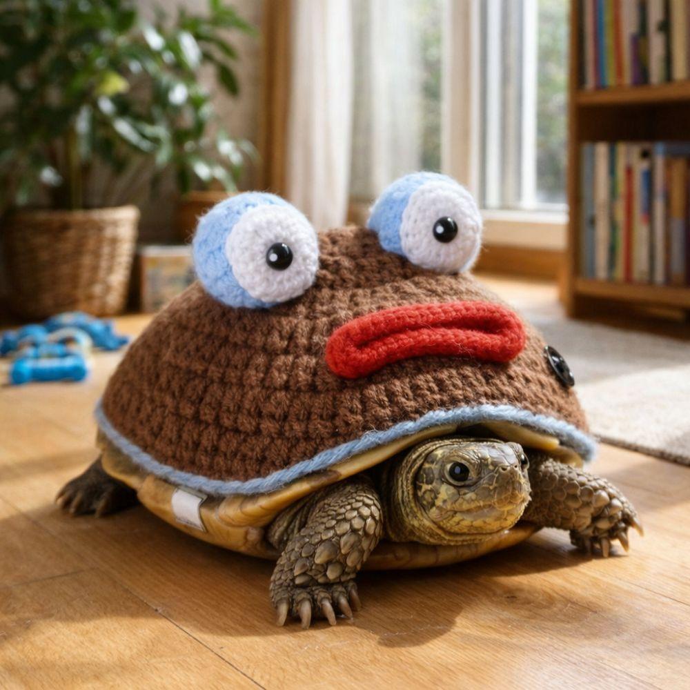 Warm Pet Tortoise Clothes Adjustable Strap Reptiles Pet Clothing Turtle Costume  Pet Costume Party