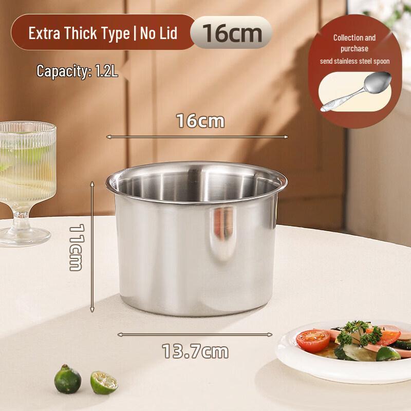 Qiiwei Extra Thick 304 Stainless Steel Mixing Bowl with Lid