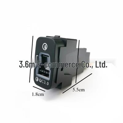 Compatible Mitsubishi Outlander PD Car Charger with QC3.0 Dual Fast Charge for Phones