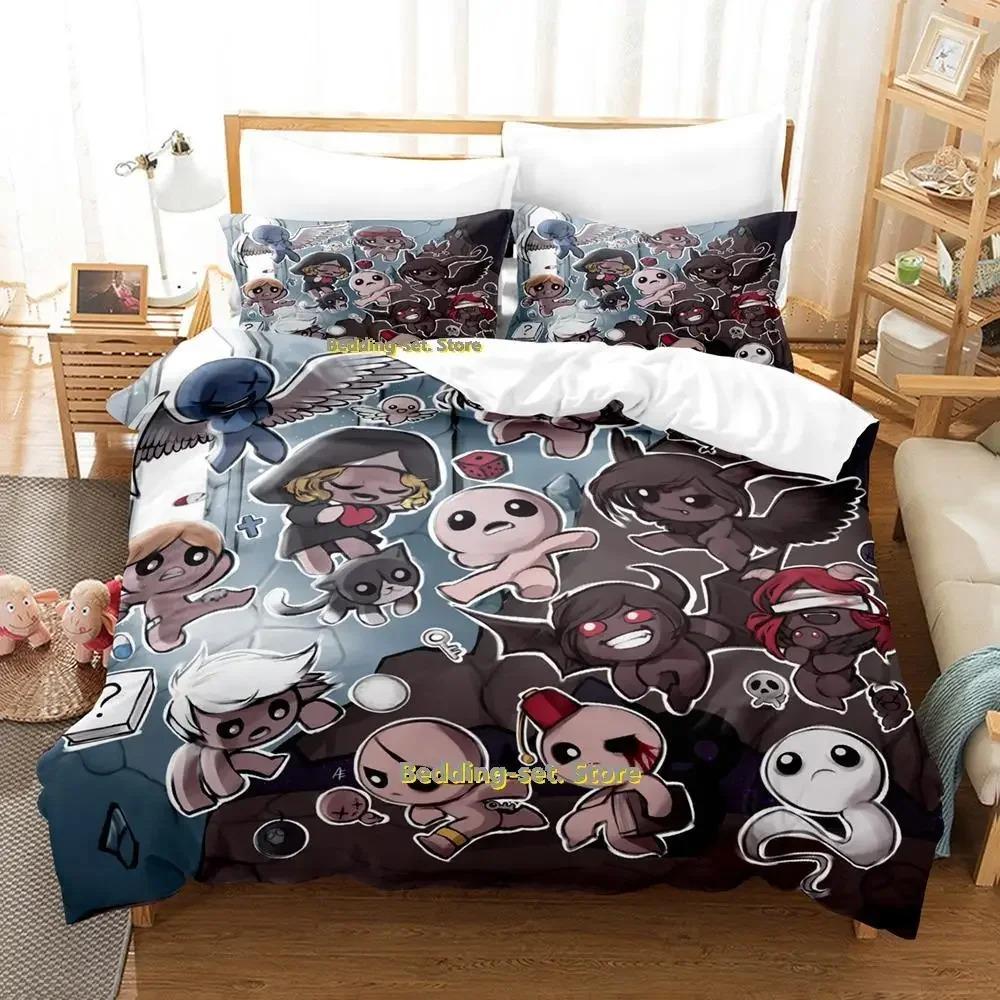 

3D-печать игры The Binding of Isaac Постельное белье комплект односпальная двуспальная кровать двуспальная кровать для взрослых и детей спальня пододеяльники комплекты 70x133cm 2pcs