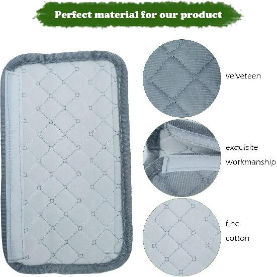 Seat Belt Cover Pad, 5 Pcs, Seatbelt Covers for Car Accessories-Gray