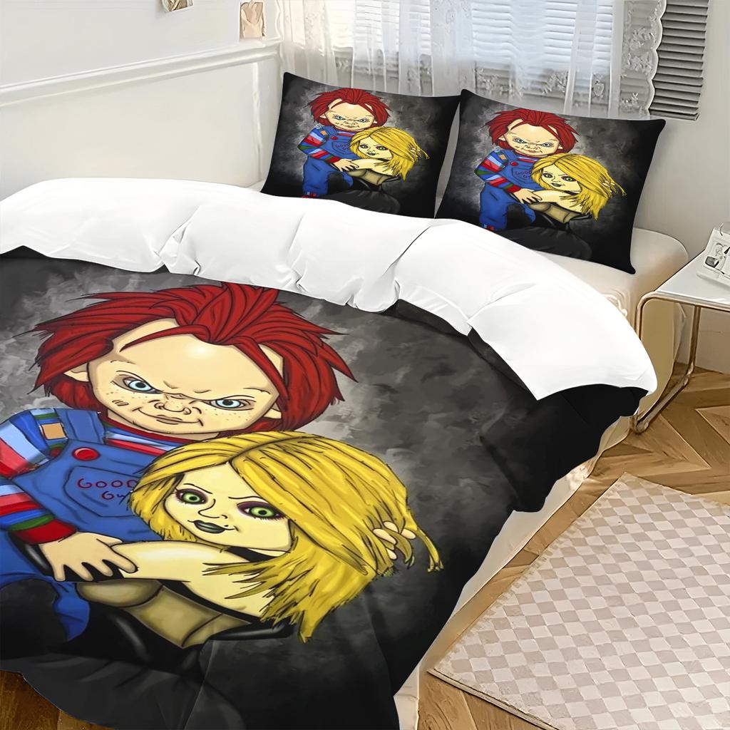 Lusso Nuovo Stampa 3D Film Horror Chucky Set Biancheria da Letto Singolo Twin Matrimoniale Queen King Size Set Biancheria da Letto Adulto Bambino Camera da Letto Biancheria da Letto Regalo