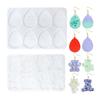 Creative Bear Shaped Silicone Mold Flexible Jewelry Making Silicone Bear Eggs Pendant Mold for Artistic Designs Work