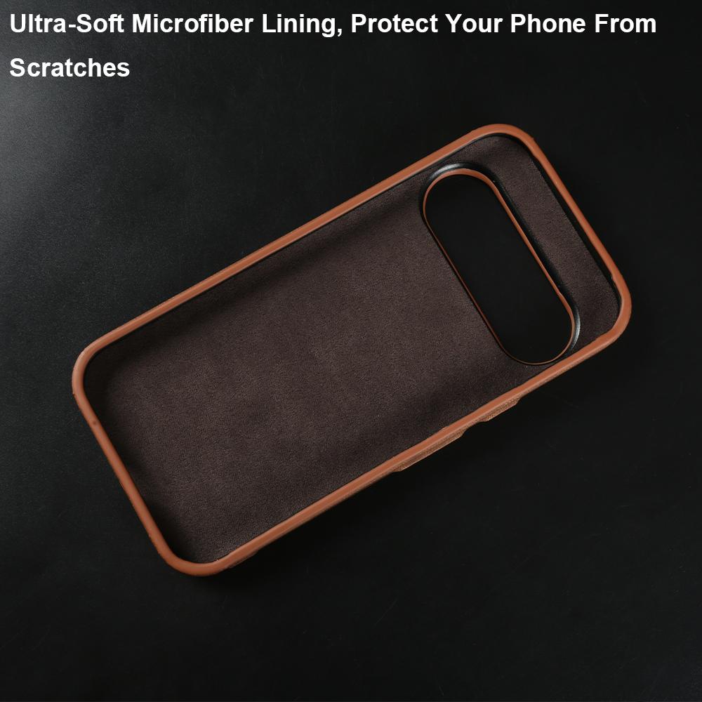 For Magsafe Case For Google Pixel 10 Pro XL 10A 9 Pro XL 9A 8 Pro 8A 7A 6A 5A 5 6 7 Pro Premium Leather Case Phone Back Cover
