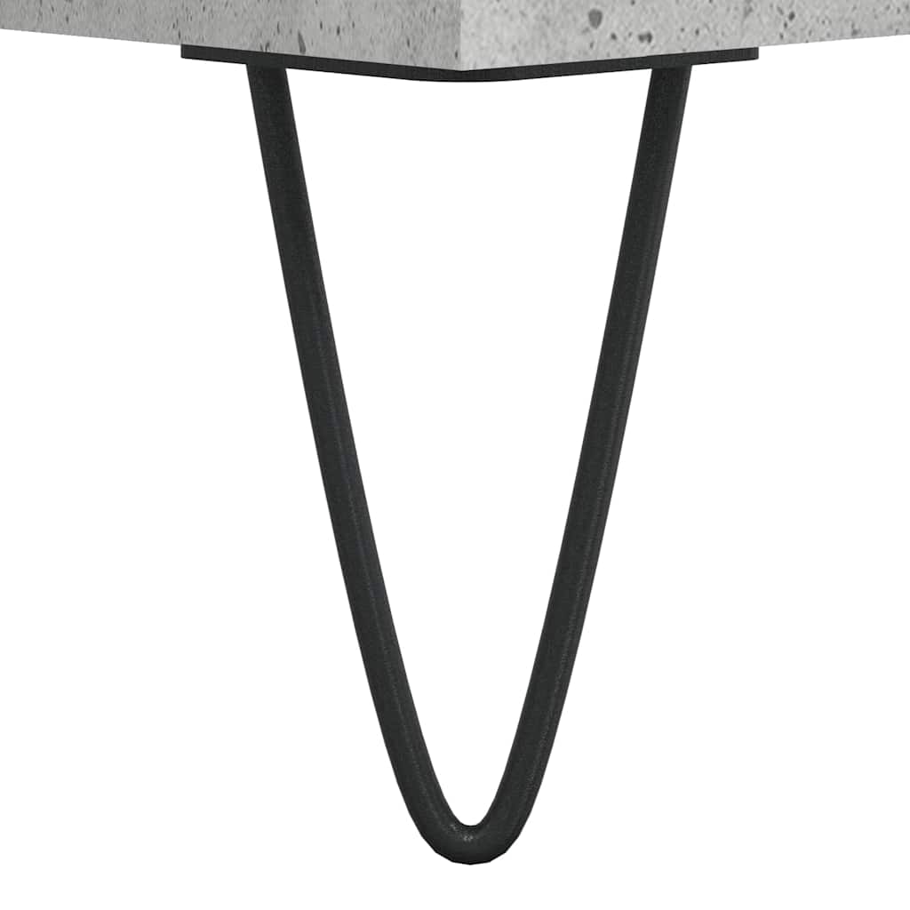 Highboard Concrete Grey 69.5 x 34 x 180 cm Particleboard