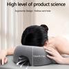 Ergonomic O/U-shaped Facial Pillow for Neck & Face Support, Machine Washable, All-Season Use.