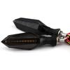 Motorcycle Turn Signal LED Indicator Blinker Light White Amber DRL Arrows LED Sequential Flowing 12V 10mm For Honda For Yamaha