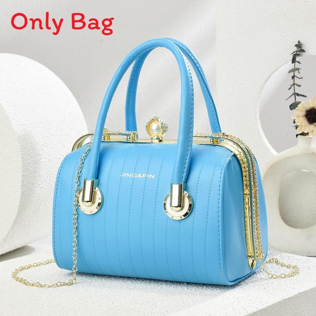 Pu Mini Square Bag With Stitching For Daily Urban Style Fashion Accessory