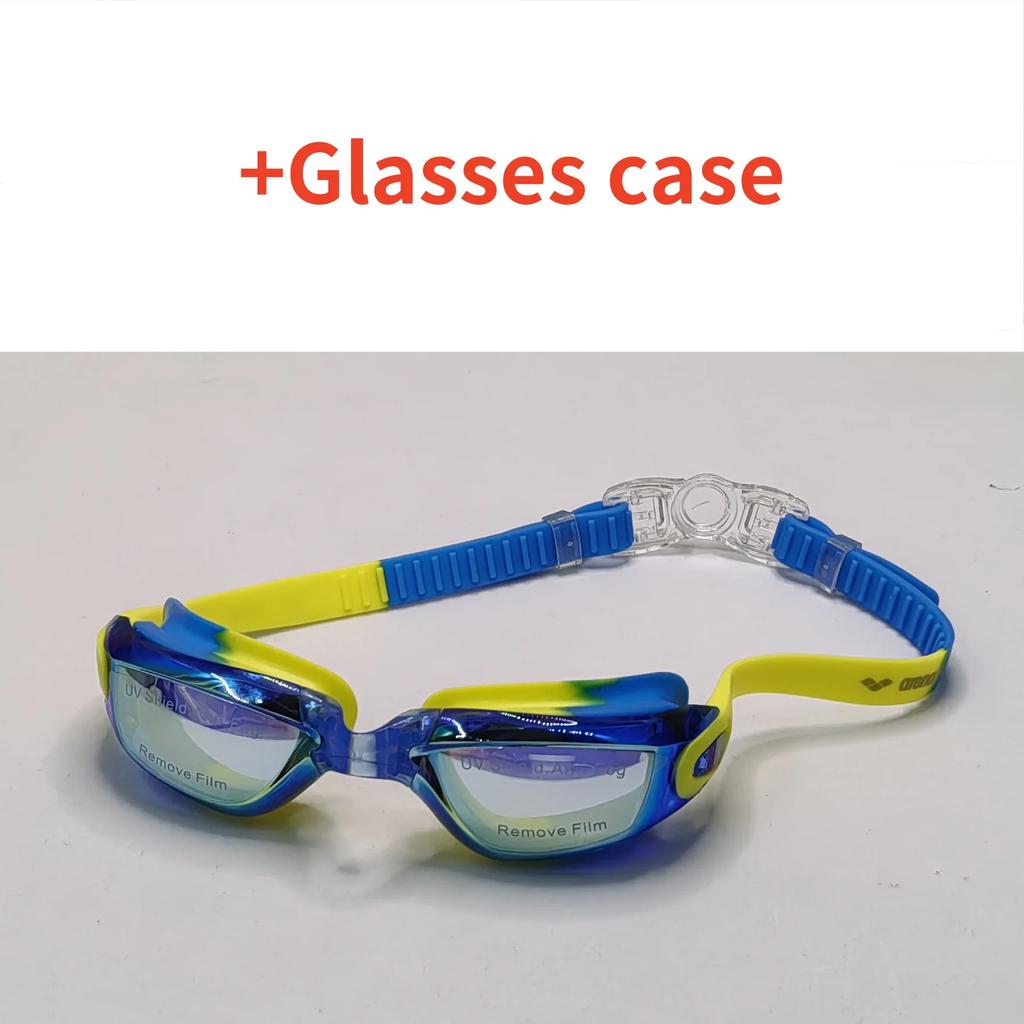 Professional Waterproof Swimming Goggles Anti-fog UV400 Leak Prevention Glasses Children Students Swim Eye Protection Eyewear