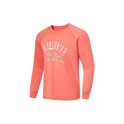 Li Ning Badfive T Shirt Unisex Phosphorus Red ATLT107-7