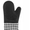 Silicone Insulated Glove Anti-slip Lengthened Thickened High-Temperature Resistant for Kitchen