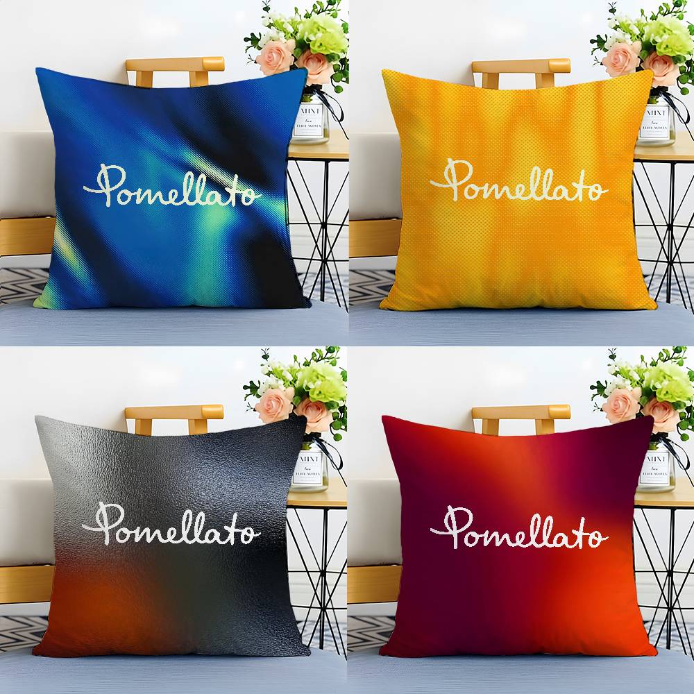 Unique Luxury Design Pomellato-A Pillow Case Anti-dustmite Pillowcase Invisible Zipper Silky Short Plush Sofa Cushion Cover