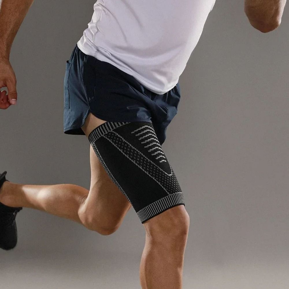 Breathable Thigh Compression Sleeve Elasticity Sports Sock Sleeves Compression Leg Sleeves  Yoga