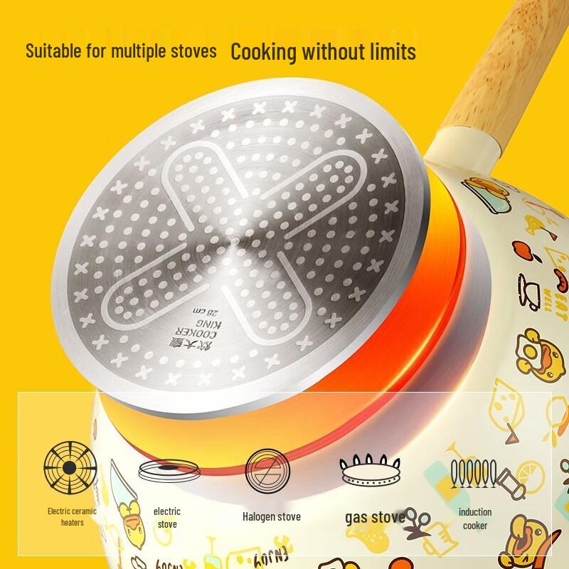 CIDY Little Yellow Duck Non-Stick Stir-Fry Pan