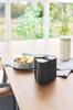 Yamazaki Tower Tower Airtight Rice Ball Set of W X D X H and Freezer 10471 Valve-Equipped Case, 2, Black, 10.6cm 9.8cm 10.3cm (2 Tiers), Microwave,