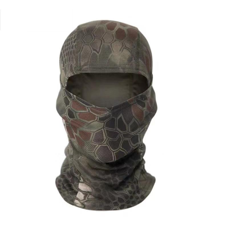 Camouflage Sturmhaube Radfahren Vollgesichtsmaske Outdoor-Sportarten Jagd Wandern Skimaske Motorradhelm Innenmütze