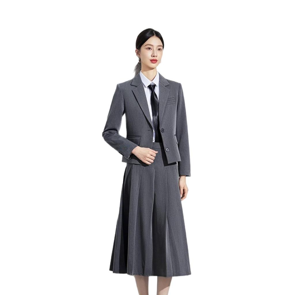 Women's Professional Suit Set - 2025 Spring/Autumn Short Blazer